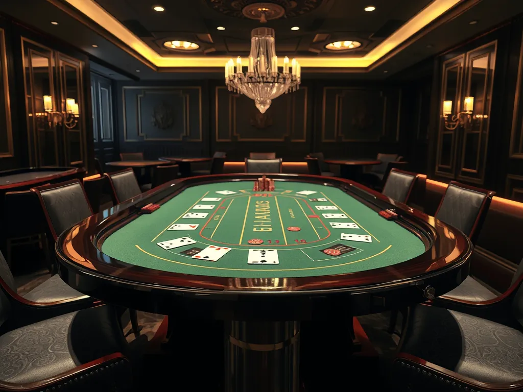 Bàn baccarat sang trọng với lá bài và chip, minh họa cho bài viết về cách chơi baccarat tại GO88 2026.