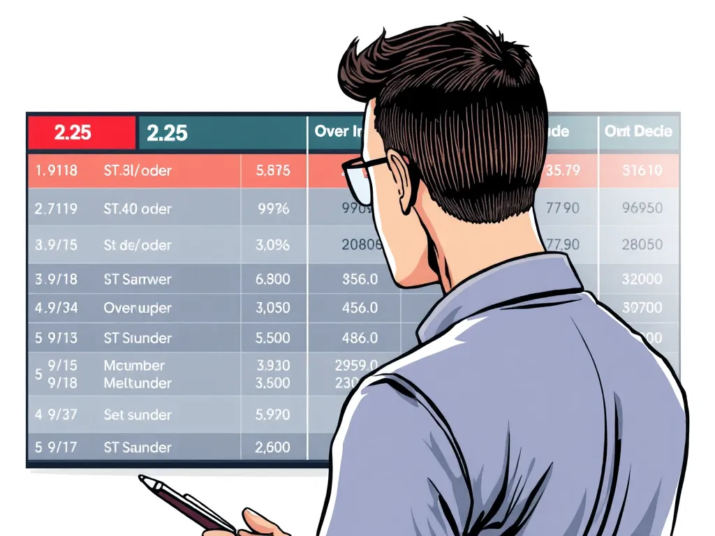 Minh họa bảng kèo tài xỉu 2.25 với các tính toán chi tiết cho trường hợp thắng nửa và thua nửa tiền cược, minh họa rõ ràng cho câu hỏi kèo 2.25 là gì Minh họa bảng kèo tài xỉu 2.25 với các tính toán chi tiết cho trường hợp thắng nửa và thua nửa tiền cược, minh họa rõ ràng cho câu hỏi kèo 2.25 là gì