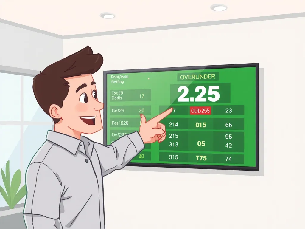 Minh họa người hướng dẫn giải thích cách đọc kèo tài xỉu 2.25 trên bảng tỷ số bóng đá trực quan, minh họa vector hiện đại, nền xanh dương chuyên nghiệp Minh họa người hướng dẫn giải thích cách đọc kèo tài xỉu 2.25 trên bảng tỷ số bóng đá trực quan, minh họa vector hiện đại, nền xanh dương chuyên nghiệp